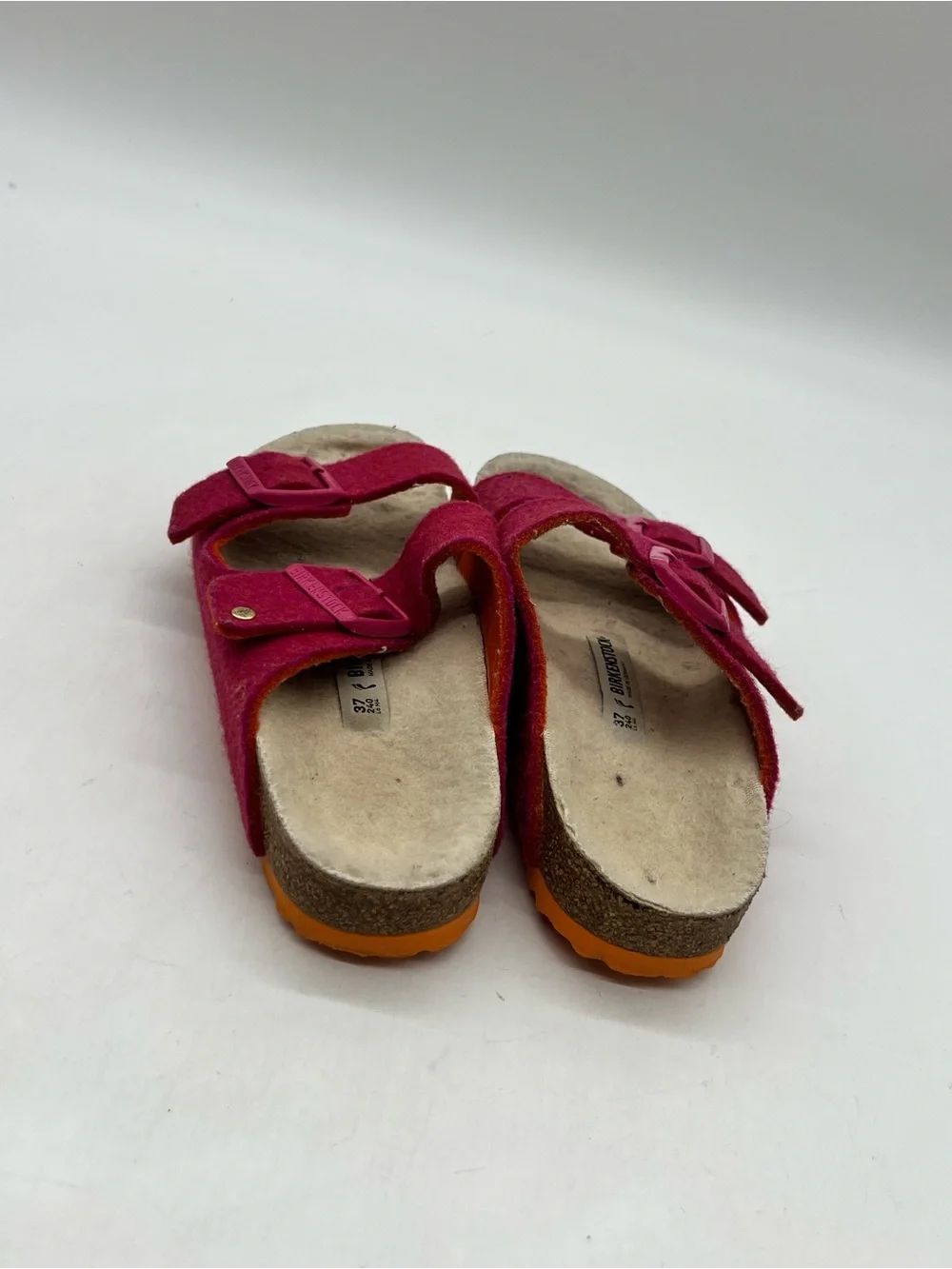 Birkenstock Arizona RIVET Women’s Sz 6 Narrow Ted Wool Sandals Shoes.